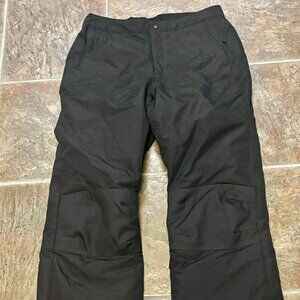 ~~Lands end Women’s Snow pants size M 10-12 Black..VGUC!!